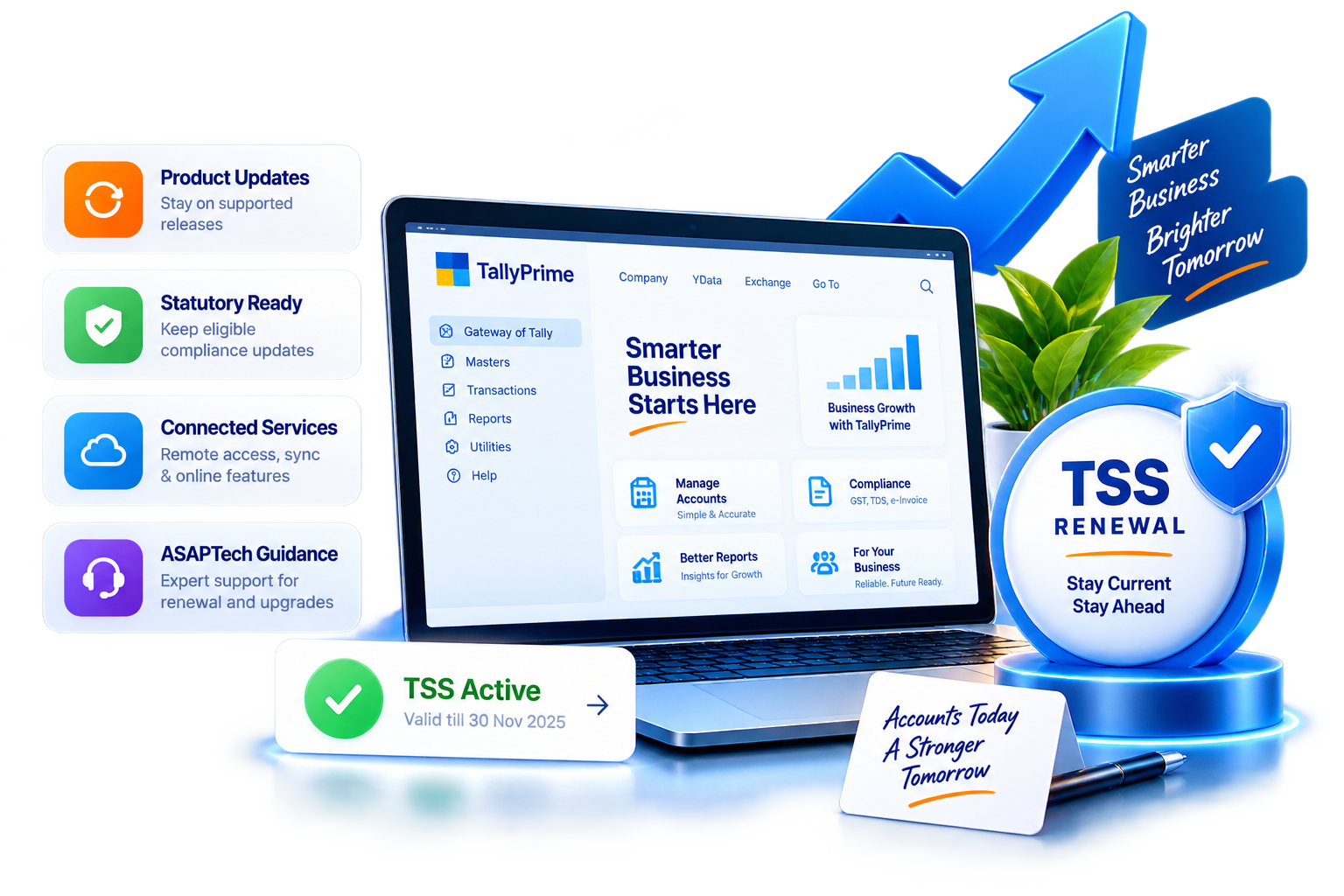 Tally Software Services renewal, updates and support
